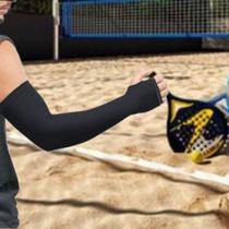 Manguito Manga Com Luva Via Ello Proteção Uv Treino Trabalho Ciclismo Corrida Esportivo