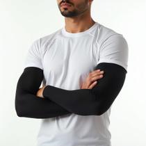 Manguito Manga Proteção Solar Braços Motoqueiro Ciclismo Mangote U.V Manga Esporte Volei Corrida Sol Beach Tenis Motociclista Motoboy UV50 punho
