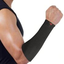 Manguito volei curto proteção uv compressão voleibol ciclismo progne sports (par)