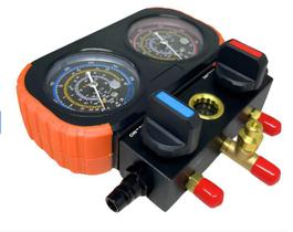 Manifold 2 Vias Premium R134a r22 r32 r410a C Maleta Suryha