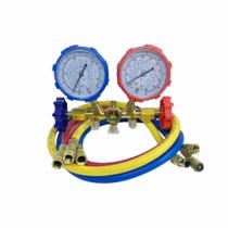 Manifold Analógico R22, R134a, R404a, R407c com Mangueiras de 90cm Friven