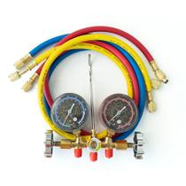 Manifold com Mangueiras 90cm R22/R134/R404 Suryha Precisão e Durabilidade para Refrigeração
