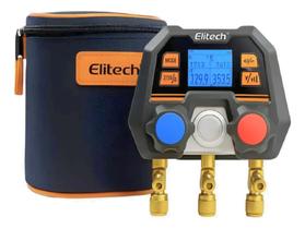 Manifold Digital 2 Vias Com Bluetooth Ms100 Plus - Elitech