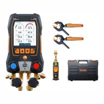 Manifold Digital Testo 558s Inteligente Com Sondas Wireless De Vacuo E Temperatura De Pinça 0564 5582