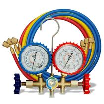 Manifold eos r22 407c 410a com mangueira 1.5m