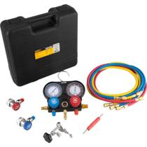 Manifold manômetro para ar condicionado kit maleta vonder