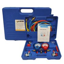 Manifold Para Ar Condicionado Automotivo Com Maleta + Mangueiras