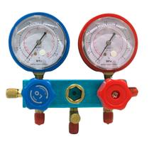 Manifold R410 Corpo de Alumínio Azul com Mangueira - Dosivac Manifold R410 Corpo de Alumínio Azul com Mangueira - Dosivac