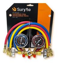 Manifold Suryha Com Mangueira 90cm Para Refrigeração