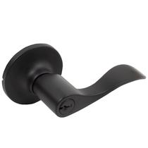 Manija de puerta Beaverton Stone Harbor Hardware en negro mate Manija de puerta Beaverton Stone Harbor Hardware en negro mate