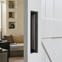 Manija para Puerta de Granero Homode 32 cm Rústica Negra Mate de Alta Resistencia