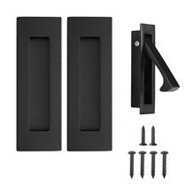 Manijas para Puertas de Bolsillo senharvest Negro Mate 15 cm Herrajes Manijas para Puertas de Bolsillo senharvest Negro Mate 15 cm Herrajes