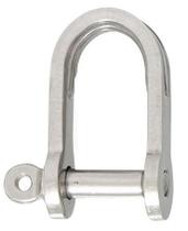 Manilha Anilha Balão Tornel Plana 8 Mm Em Aço Inox Até 490Kg