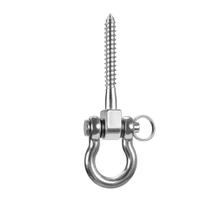 Manilha Balão Com Pino Auto Tarraxante em Aço Inox