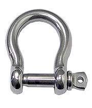 Manilha Balão em Aço Inox - 6mm - 24x12mm