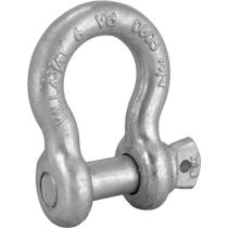 Manilha Curva 3-4 19,10mm para Içamento de Cargas Aço Carbono Galvanizado 4,75tf Vonder Manilha Curva 3-4 19,10mm para Içamento de Cargas Aço Carbono Galvanizado 4,75tf Vonder