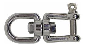Manilha Dupla Engate Rápido 6 Mm Aço Inox 316 Olhal Manilha Manilha Dupla Engate Rápido 6 Mm Aço Inox 316 Olhal Manilha