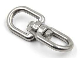 Manilha Dupla Tornel Inox Destorcedor Inox 6mm Cabos Barco Manilha Dupla Tornel Inox Destorcedor Inox 6mm Cabos Barco