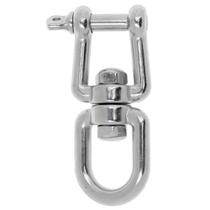 Manilha Inox Reta Dupla Com Destorcedor 92Mm