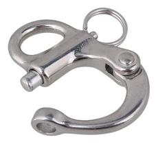 Manilha Orça Em Aço Inox Fixa 52 Mm Com Trava Max Até 322Kg