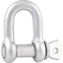 Manilha p/ cabo aço 5/16" reta leve galv c/ 2 pç cart Vonder Manilha p/ cabo aço 5/16" reta leve galv c/ 2 pç cart Vonder