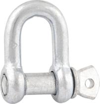 Manilha para cabo de aço 3/4" reta leve galvanizado - Vonder Manilha para cabo de aço 3/4" reta leve galvanizado - Vonder