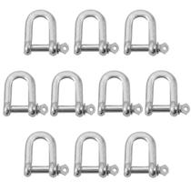 Manilha Reta Cabo De Aço 1/2'' 2,0005 10 Unidades - Nord Manilha Reta Cabo De Aço 1/2'' 2,0005 10 Unidades - Nord