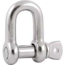 Manilha Reta Para Cabo De Aço 3/8 Aço Inox Vonder