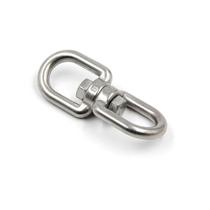 Manilha Tornel Dupla 10 Mm Em Aço Inox Destorcedor Girador Manilha Tornel Dupla 10 Mm Em Aço Inox Destorcedor Girador