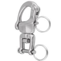 Manilha Tubarão Inox Com Destorcedor 90Mm