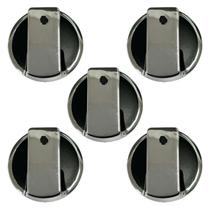 Manipulador botão fogão cooktop fischer decor 5 peças