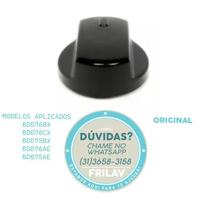 Manípulo Original Brastemp para Fogão - Códigos W10674112 / W10274283 - Modelos BDD75AE e BDD76AE