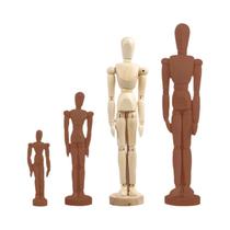Maniquim De Madeira Para Artistas, Mannequin Articulado De 55, 8 E 12 Polegadas, Ferramentas De