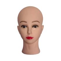 Maniquim De Maquiagem Careca Profissional Para Estilização De Perucas, Suporte Para Exibição De Maniquim De Maquiagem Careca Profissional Para Estilização De Perucas, Suporte Para Exibição De