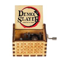 Manivela com tema de anime Music Box Demons Slayers Wood