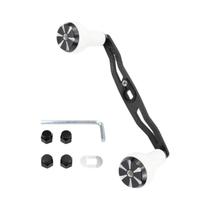 Manivela De Carretel De Pesca De Carbono De 130MM Com Botão TPE, Furos De 7x4/8x5MM Para Acessório Manivela De Carretel De Pesca De Carbono De 130MM Com Botão TPE, Furos De 7x4/8x5MM Para Acessório