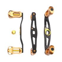 Manivela De Carretilha De Pesca ROLLFISH Em Fibra De Carbono Leve Multicolorida 19-29g Design