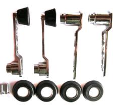 Manivela Do Vidro Maçaneta Cromada Fusca 1970 Até 1977