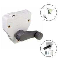 Manivela Elevador Para Varal De Roupas Lavanderia Cor Branco Powemax 10kg Todas as Marcas