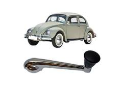 Manivela metal botão preto vidro fusca 59 á 70 Manivela metal botão preto vidro fusca 59 á 70