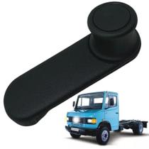 Manivela Regulador Vidro Caminhão Mb L709 909 Plástica Cinza