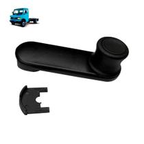 Manivela Reguladora De Vidro Caminhões Mb L709 909 Preta