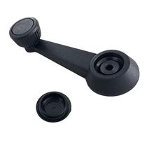 Manivela Reguladora Vidro Plastico Preta Fusca 83 84 85 87