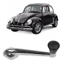 Manivela Vidro Aço Cromado Fusca 1200