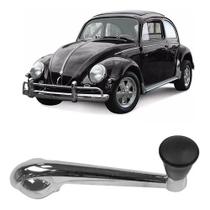 Manivela Vidro Aço Cromado Fusca 1200