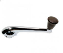 Manivela vidro vw fusca à 70 dianteiro botão bege