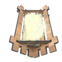 Manjedoura Com Palha Para Imagem Do Menino Jesus De 10 Cm Manjedoura Com Palha Para Imagem Do Menino Jesus De 10 Cm