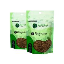 Manjericão Desidratado Em Flocos Qualidade Premium Kit 2 Pouch 30g