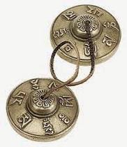 Manjira, Tingsha, Címbalo Sino Tibetano 6 cms