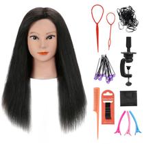 Mannequin Head Armmu 20-22 100% cabelo humano para cabeleireiros Mannequin Head Armmu 20-22 100% cabelo humano para cabeleireiros